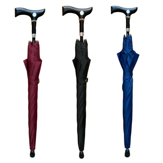 【MEDS】3段調高式自動拐杖傘